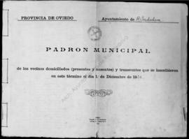 Felicidad González Canal. Padrón 1930