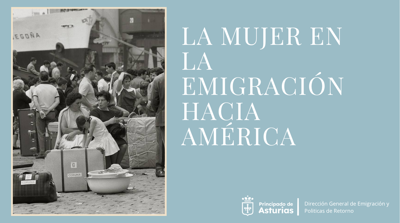 Mujer emigración América