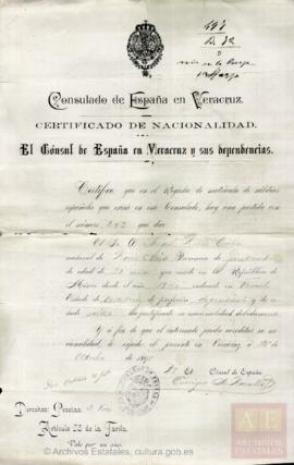 Ruiz Cobo Ángel - Certificado de nacionalidad