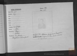 Sala Alonso, José - Pasaporte