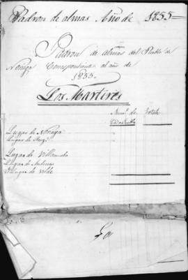 Francisco Noriega. Padrón 1855