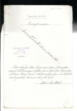 Marcelina Gutiérrez Roiz. Permiso para embarcar.