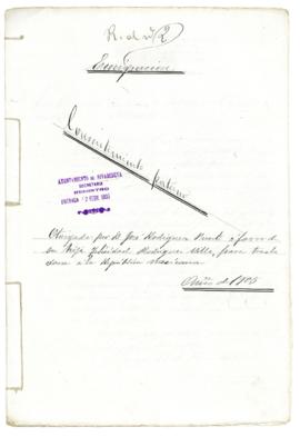 Felicidad Rodríguez Villa. Permiso para embarcar.