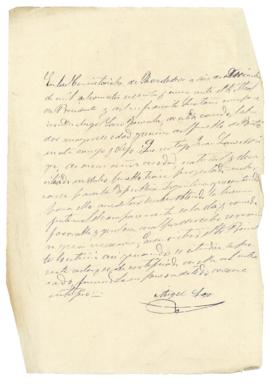 Juan Laso Noriega. Permiso para embarcar.