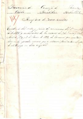 Rafael Noriega Escalante. Listado de quintos 1875